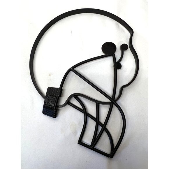 Metal Wall Art Abstract Football Helmet Design Home Decor - Picture 1 of 4